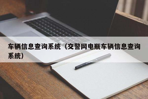 车辆信息查询系统（交警网电瓶车辆信息查询系统）