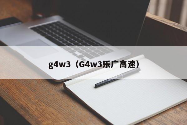 g4w3（G4w3乐广高速）