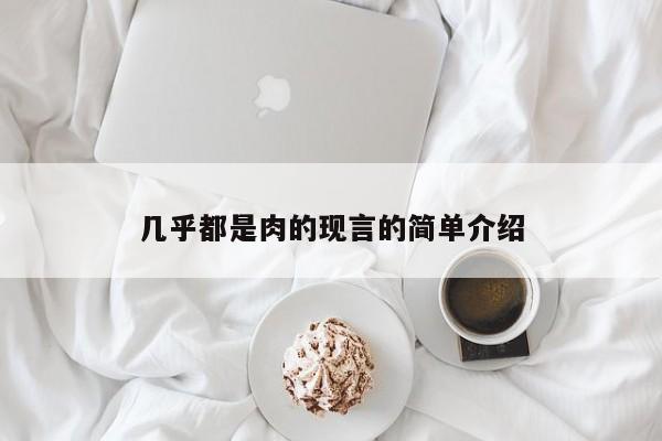 几乎都是肉的现言的简单介绍