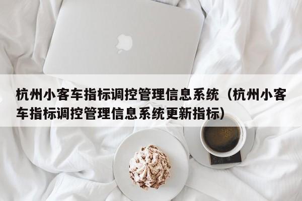 杭州小客车指标调控管理信息系统（杭州小客车指标调控管理信息系统更新指标）